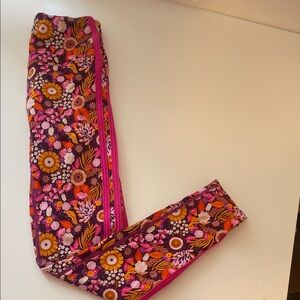 Floral Leggings - Pink and Purple